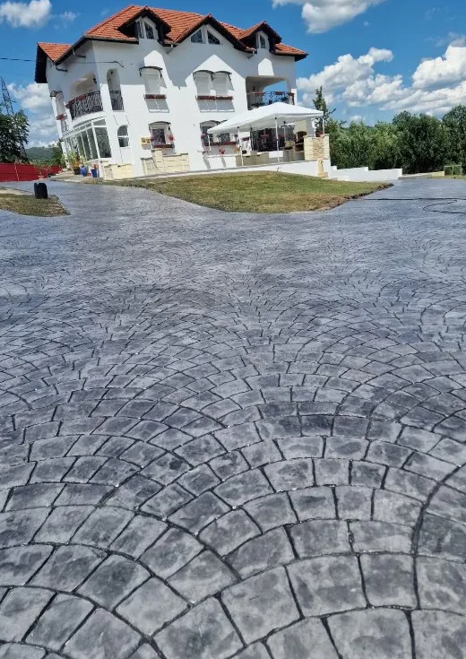 Beton amprentat lucrare secundară